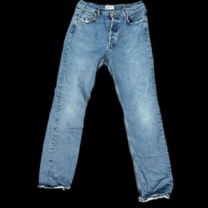 Agolde High Rise Blue Jeans